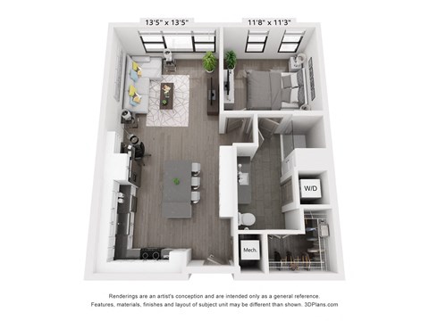 a 1 bedroom floor plan  summit  2100 sq ft